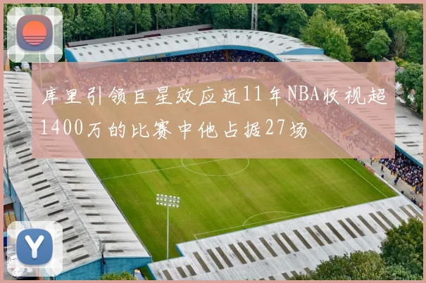 库里引领巨星效应近11年NBA收视超1400万的比赛中他占据27场