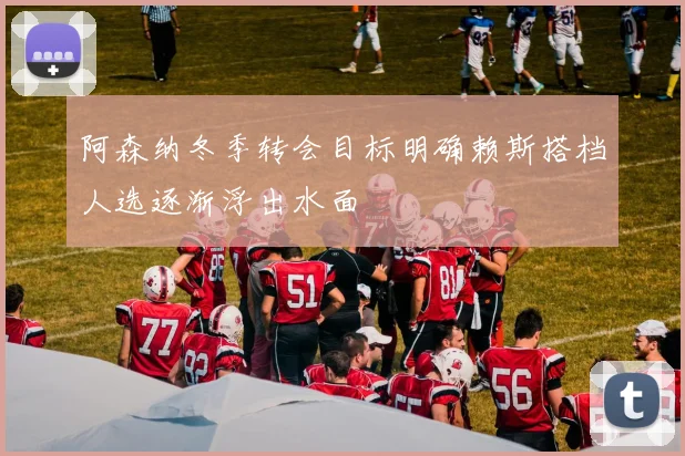 阿森纳冬季转会目标明确赖斯搭档人选逐渐浮出水面
